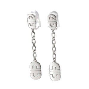 BVLGARI Parentesi Earrings Pierced 18K White Gold 750 90275737